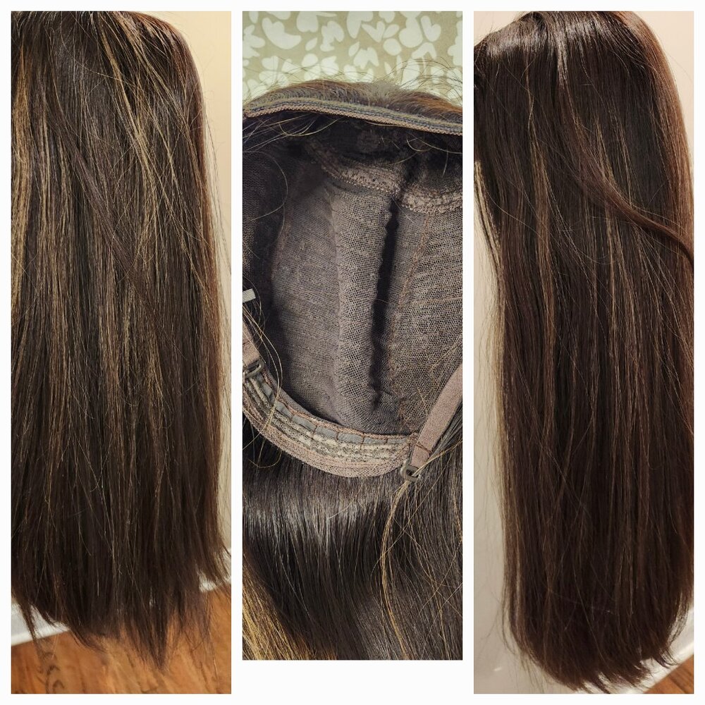 Bandfall sheitel wig